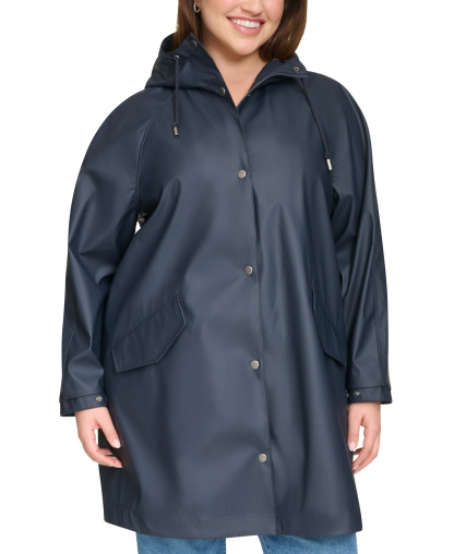 Levi's Women's Raglan Sleeve Rain Collar Jacket - Navy