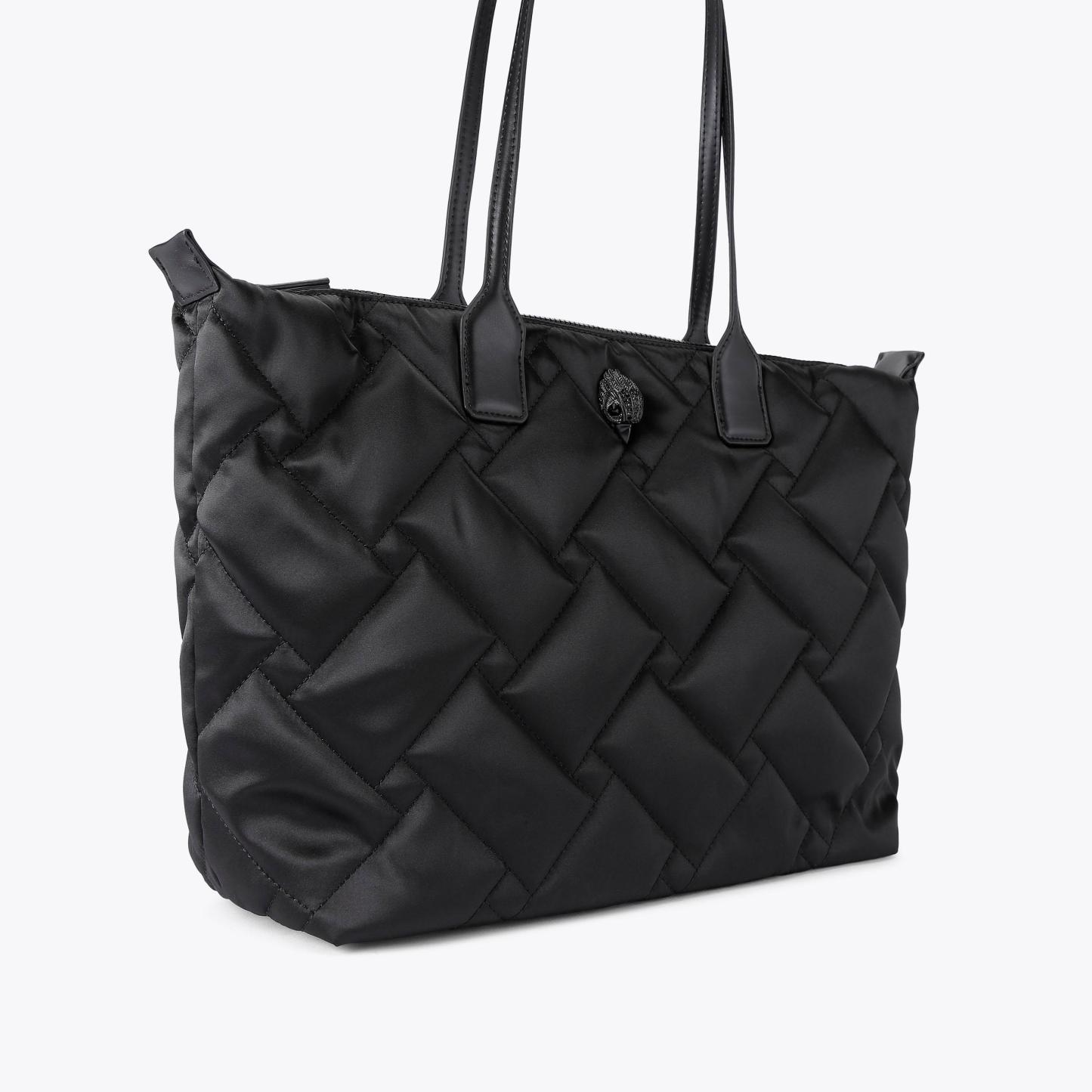 Kurt Geiger London Drench Recycled Shopper Tote Bag - Black - view 3