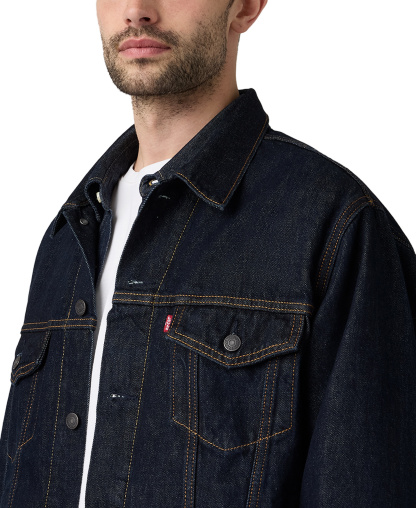 Levi's Men's Relaxed-Fit Trucker Jacket - Rinse It Out