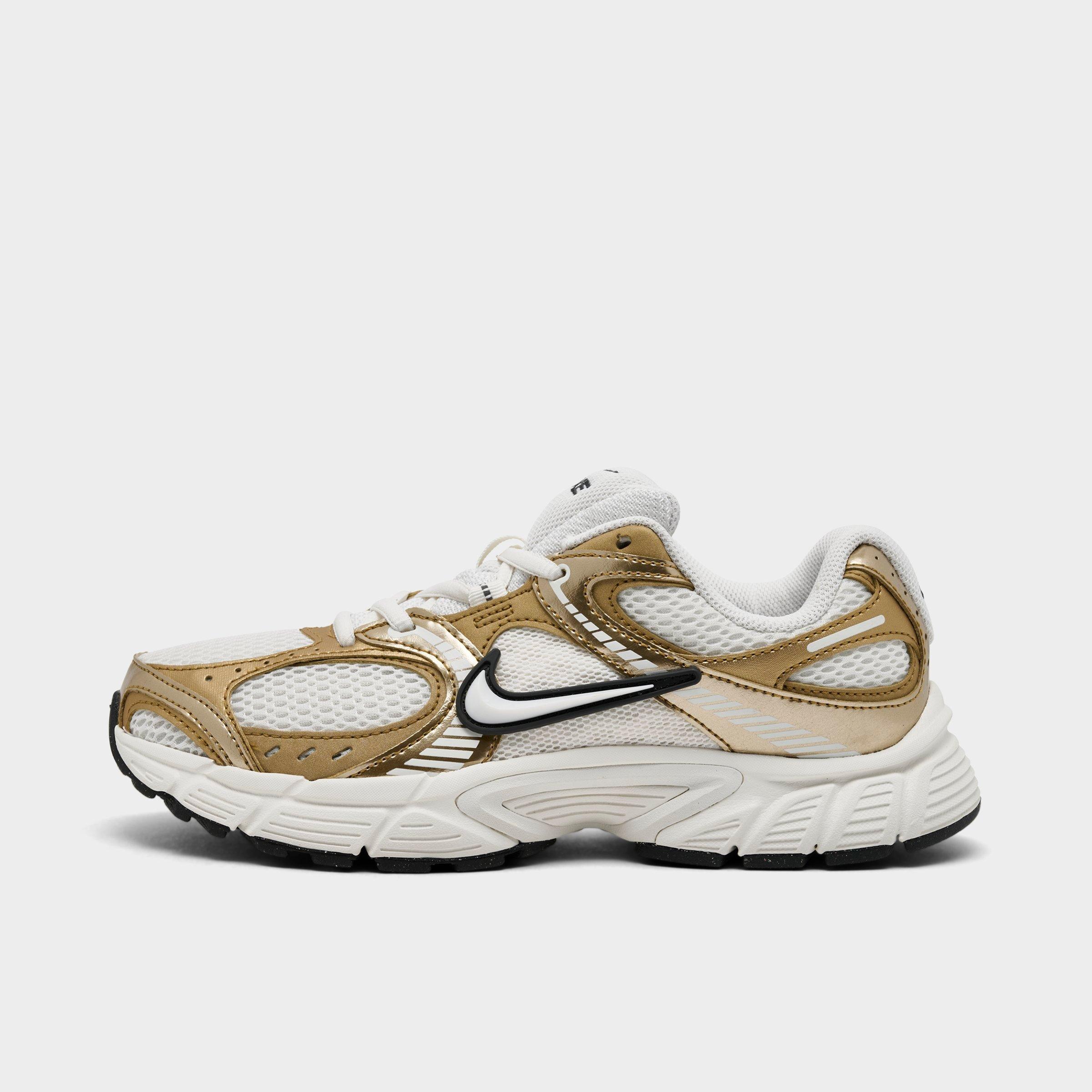 Women's Nithtke V5 RNR Casual Shoes - Part 2 - Sail/Metallic Gold/Anthracite - Left shoe facing left. Outside of the shoe.