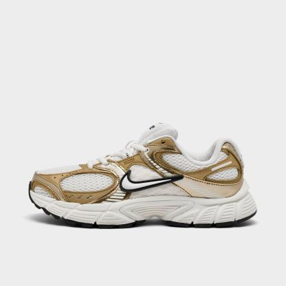 Women's Nithtke V5 RNR Casual Shoes - Part 2 - Sail/Metallic Gold/Anthracite - Left shoe facing left. Outside of the shoe.