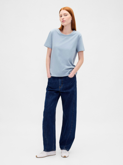 Organic Cotton VintageSoft T-Shirt - New england sky blue