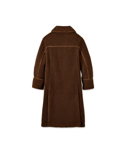 UGG Women's Sema Fluff Coat - Deep Nutmeg