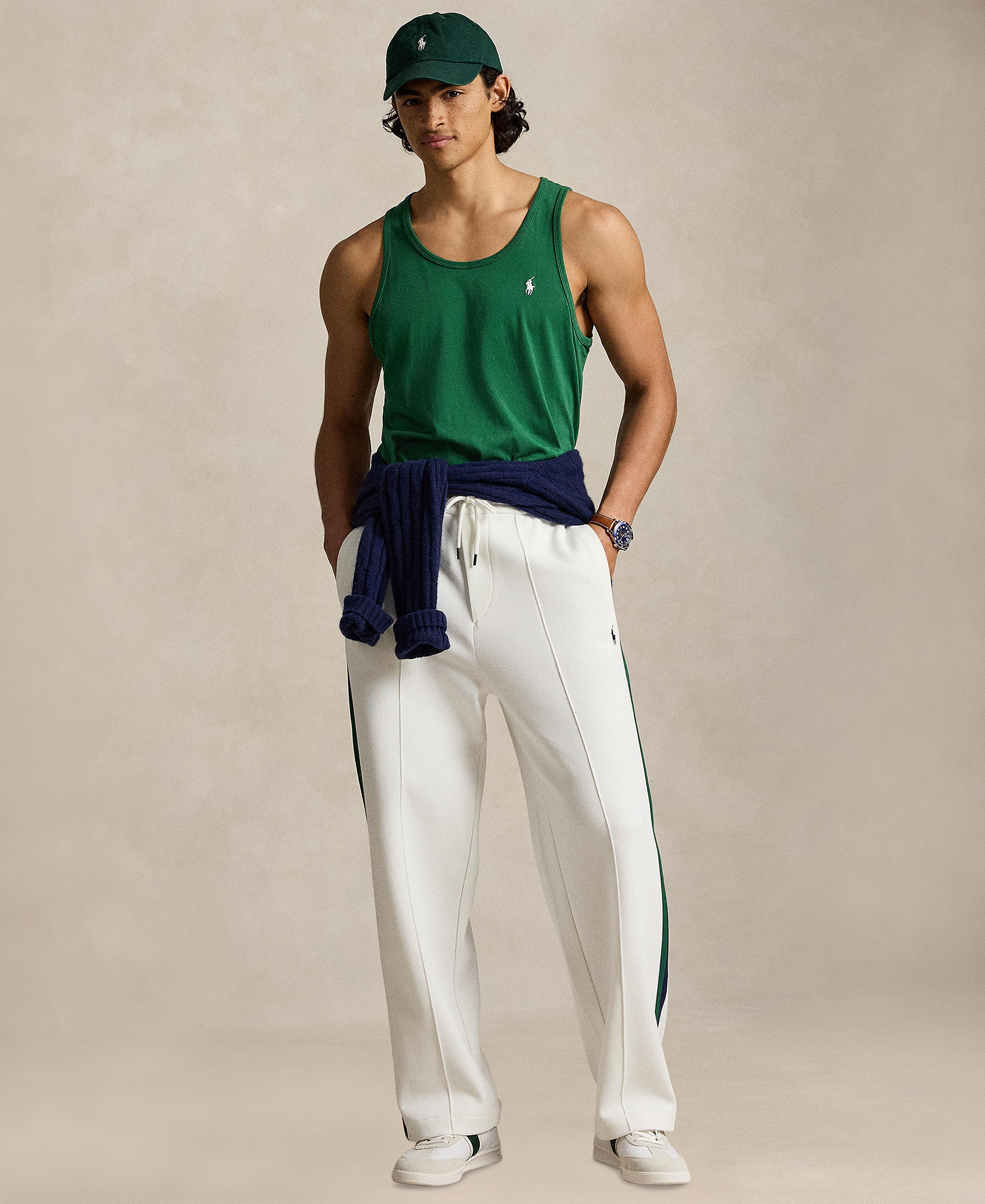 Polo Ralph Lauren Men's Washed Jersey Tank Top - New Forest