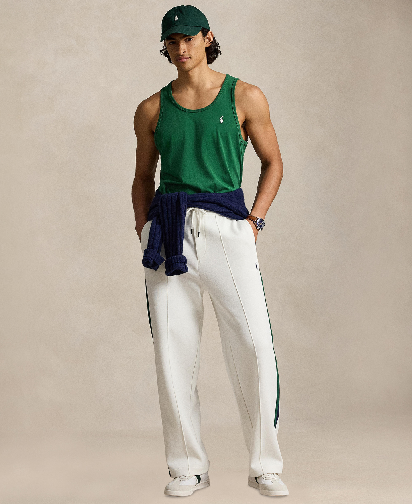 Polo Ralph Lauren Men's Washed Jersey Tank Top - New Forest