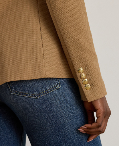 Lauren Ralph Lauren Bullion Jacquard Blazer - Classic Camel