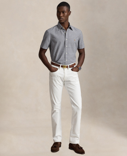 Polo Ralph Lauren Men's Classic-Fit Oxford Shirt - 4338V Navy/White