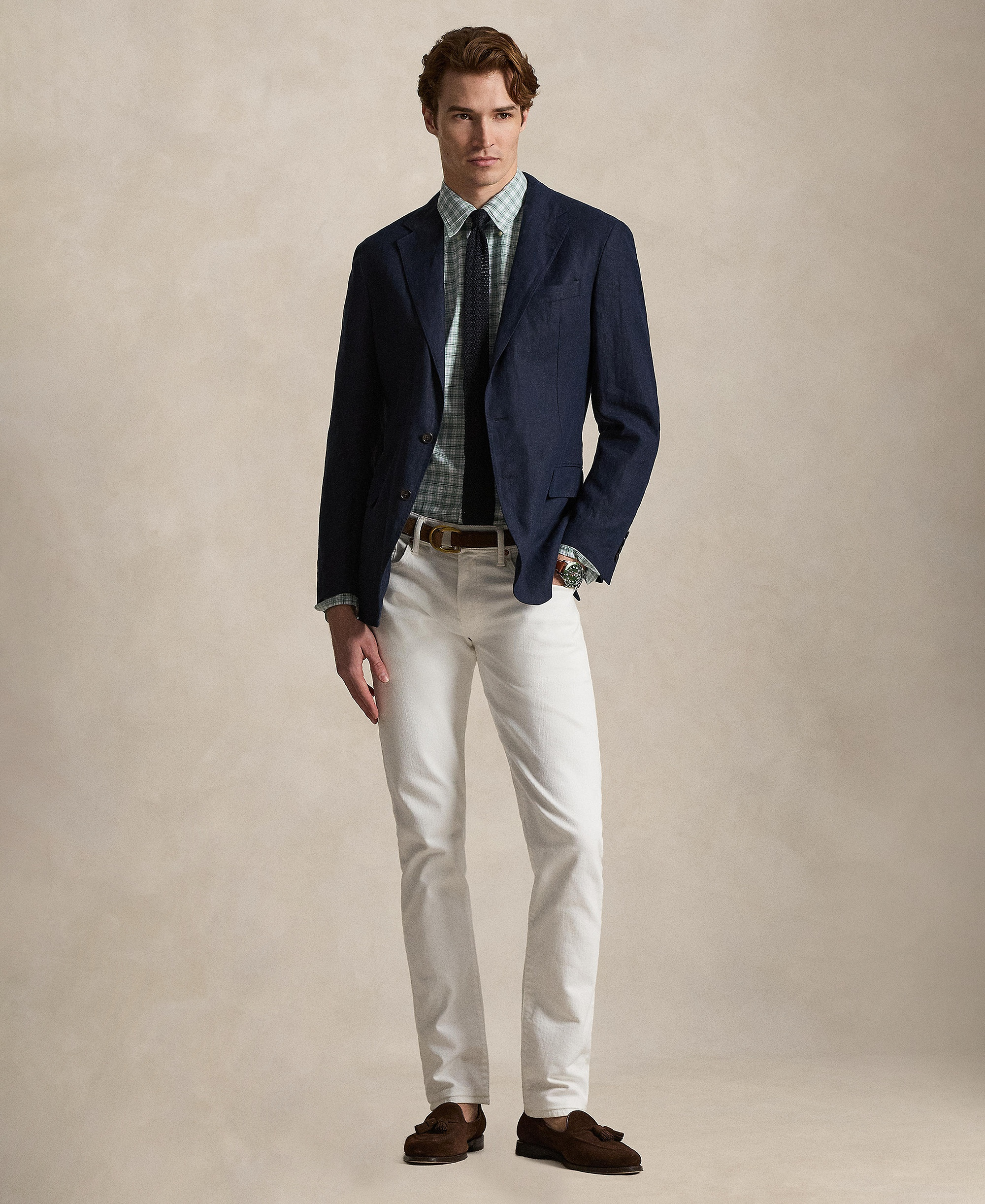 Polo Ralph Lauren Men's Classic-Fit Performance Oxford Shirt - Faded Mint White Multi