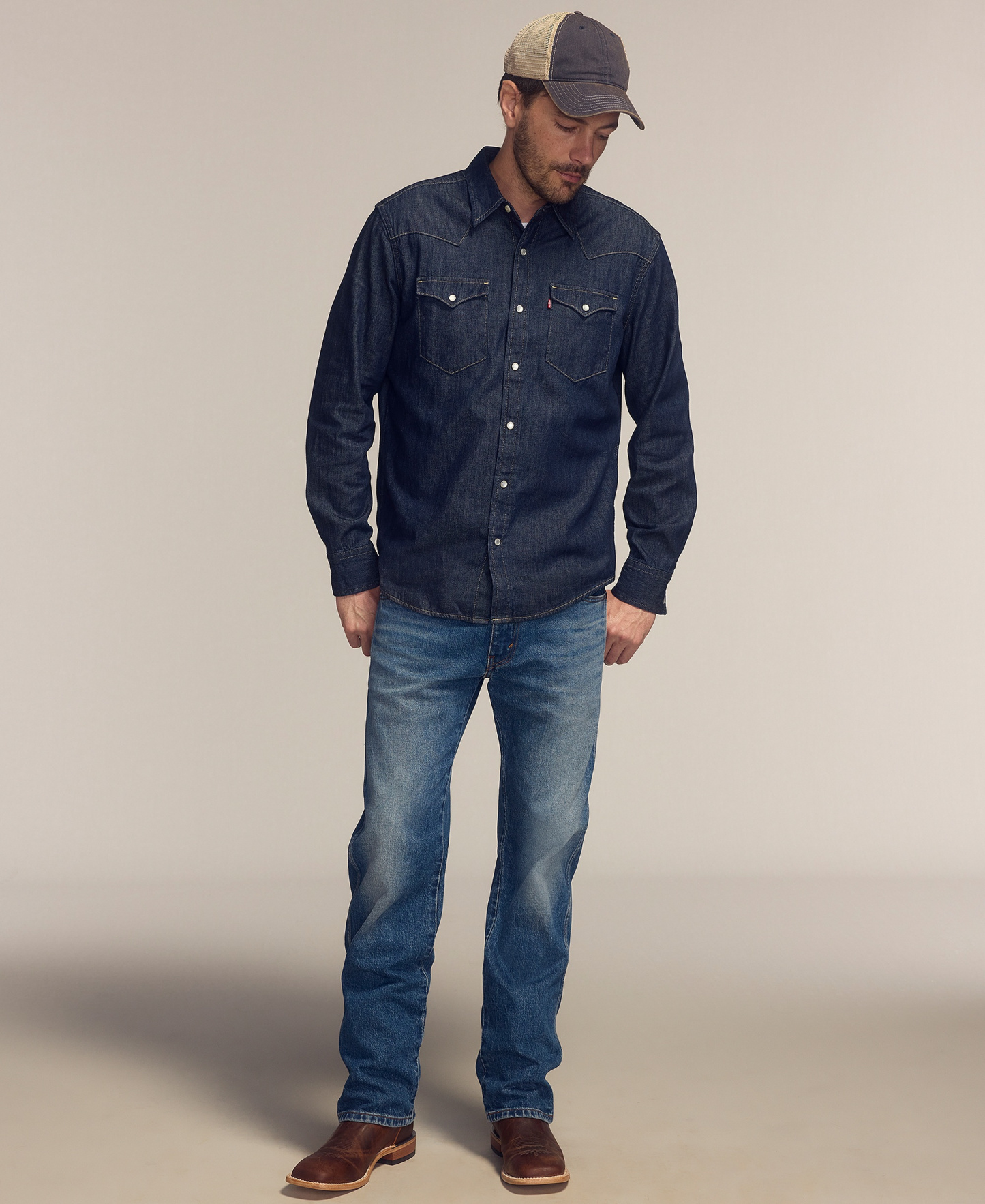 Levi's Men's 557 Western Straight Fit Boot Cut Jeans - Run The Road