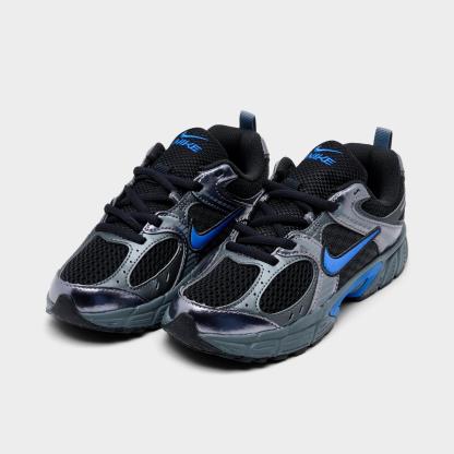 Little Kids' Nike V5 RNR Stretch Lace Casual Shoes - Anthracite/Blue Crystal/Metallic Cool Grey