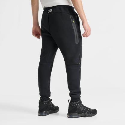 Men's Nike Tech Fleece Air Max Jogger Pants - Black/Neon Yellow