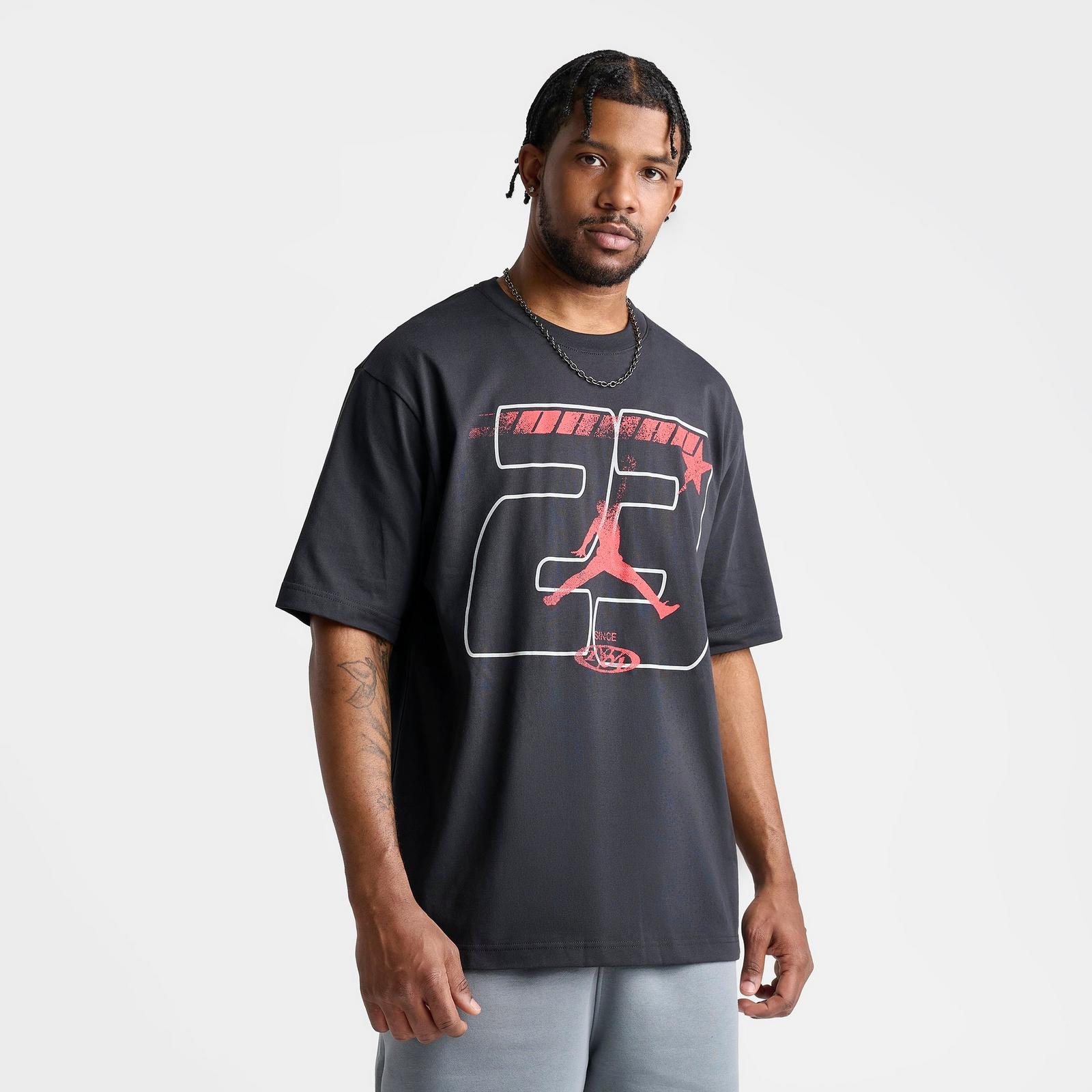 Men's Jordan 23 Star Graphic T-Shirt - Off Noir - view 3