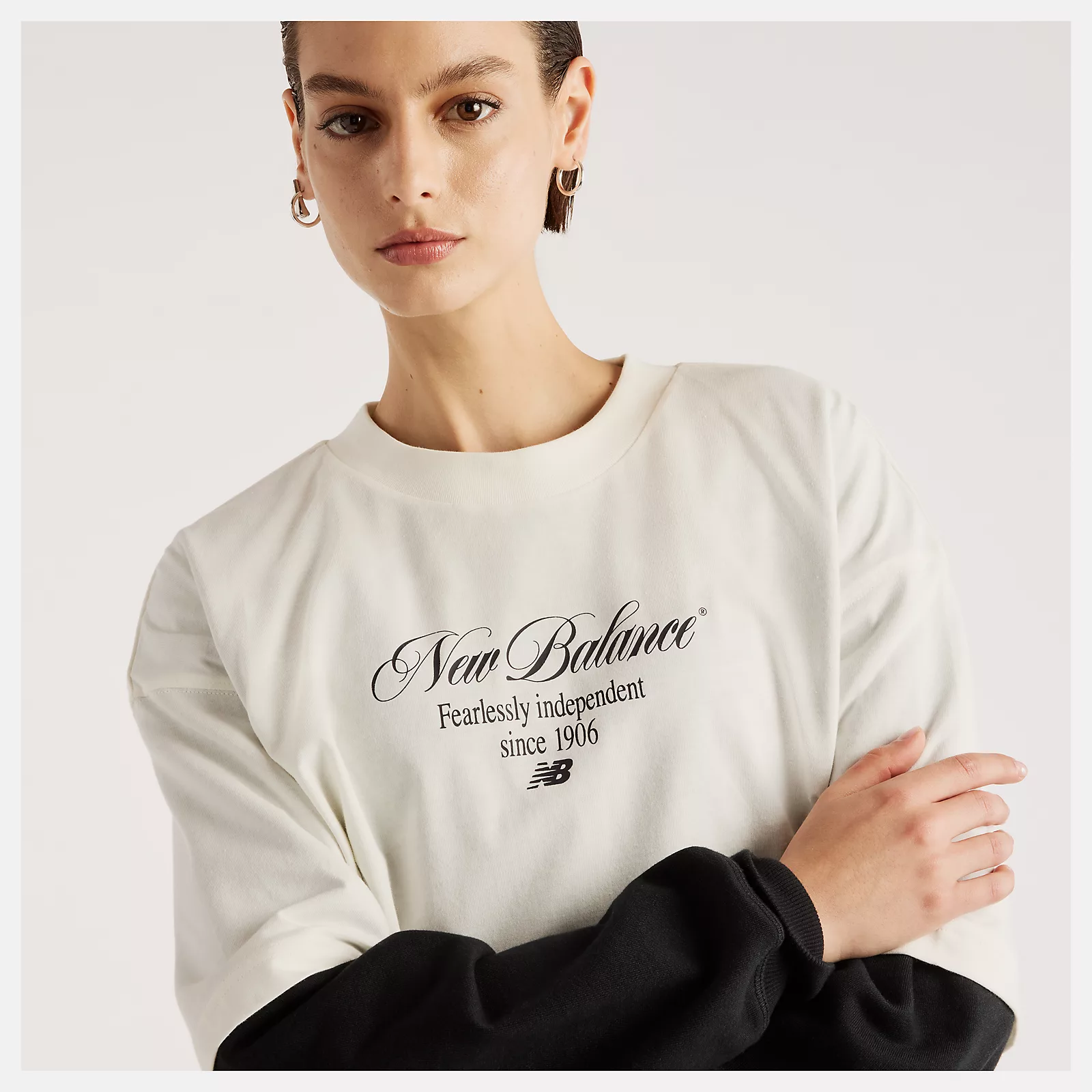 New Balance Pressed Flowers Memories Oversized T-Shirt, WT6289QPSST