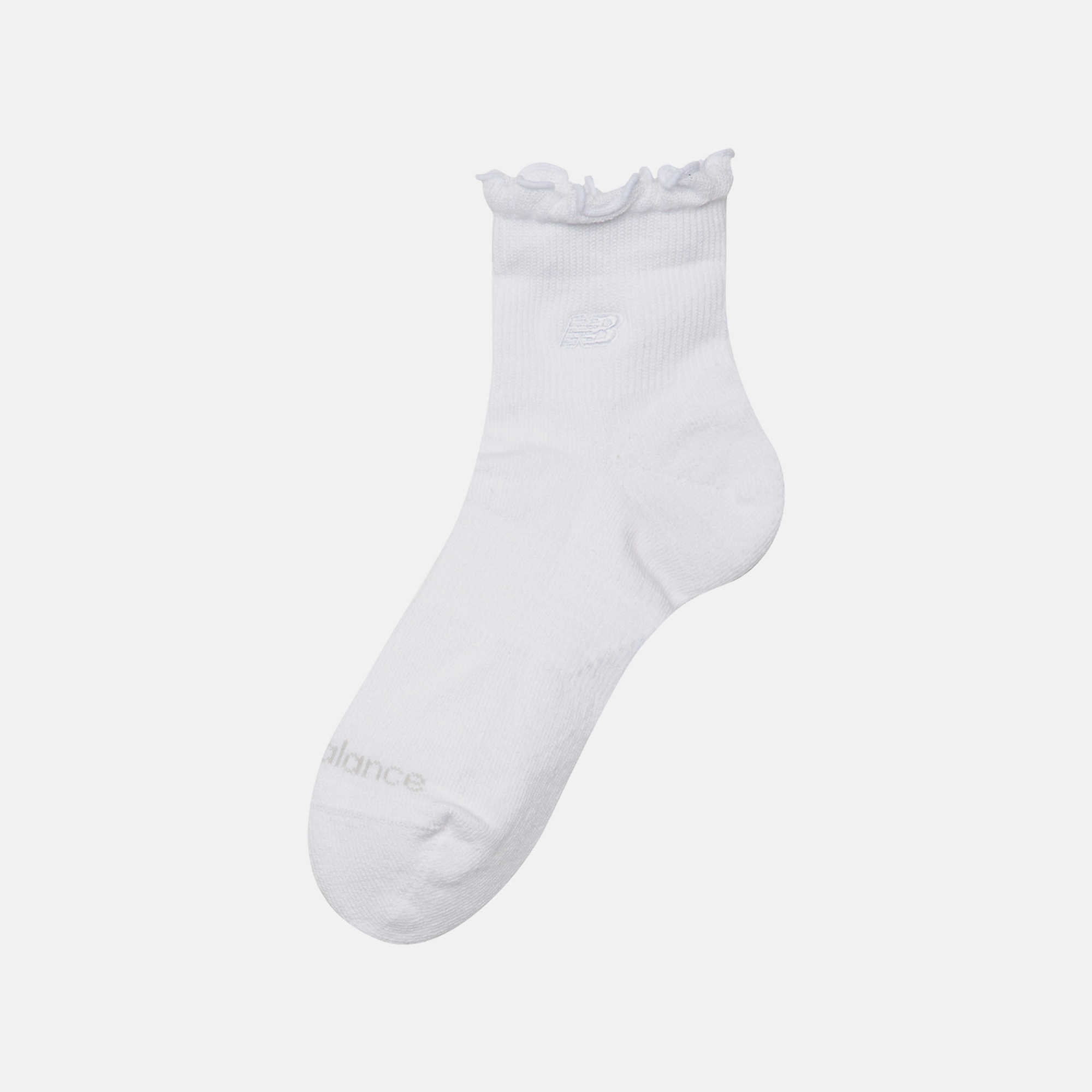 New Balance Active Premium Ruffle Socks 1 Pair, AC91431WT