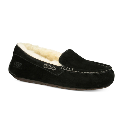 UGG® Women's Ansley Slip On Moccasin Slippers - Black
