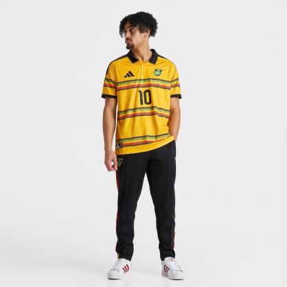 Men's adidas x Bob Marley Jamaica 26 Home Replica Soccer Jersey - Bold Gold - view 2