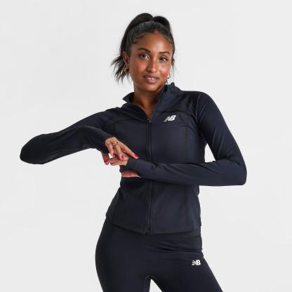 Women's New Balance Full-Zip Training Jacket - Black - view 3