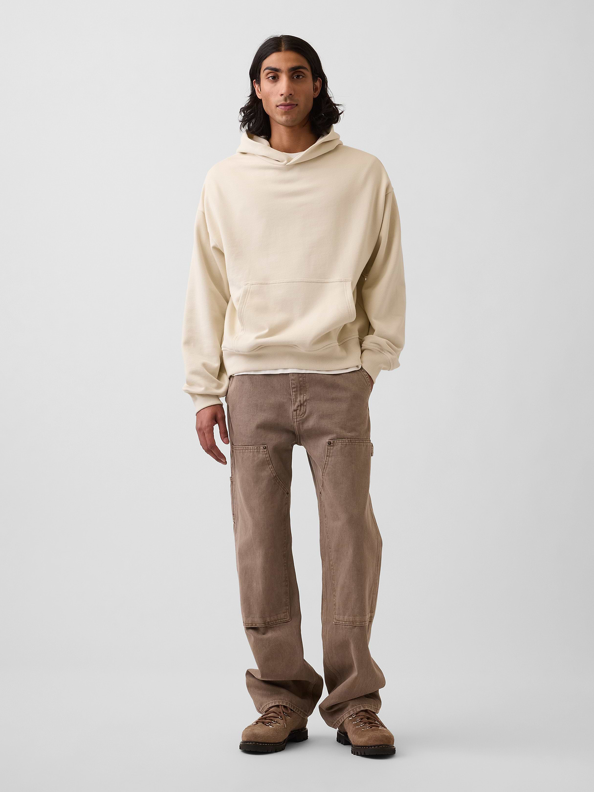 Adult Heavyweight Oversized Hoodie - birch