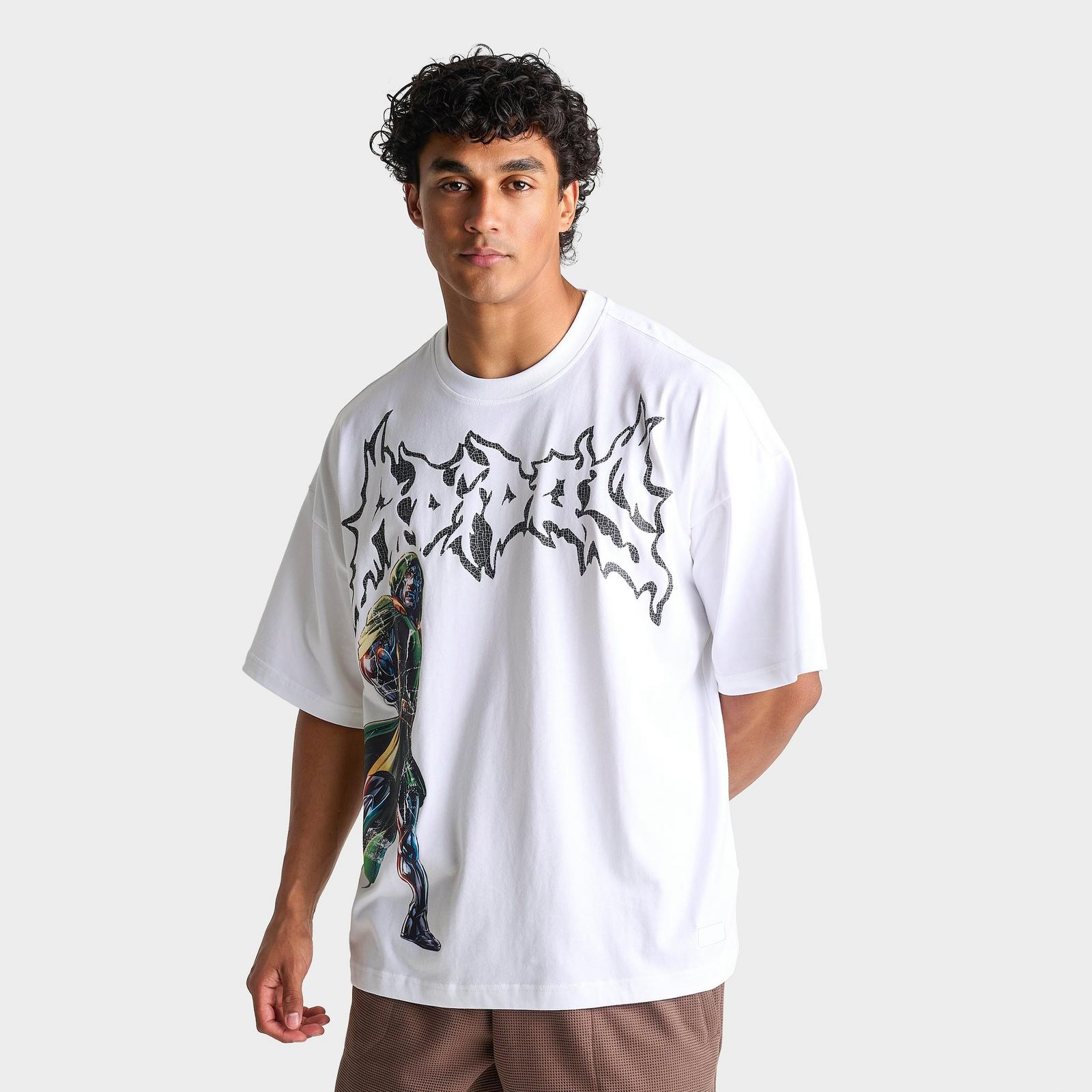 Men's adidas x Marvel Doom Graphic T-Shirt - White - view 1