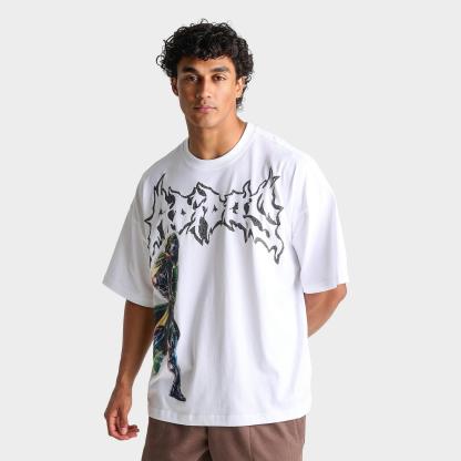 Men's adidas x Marvel Doom Graphic T-Shirt - White - view 1