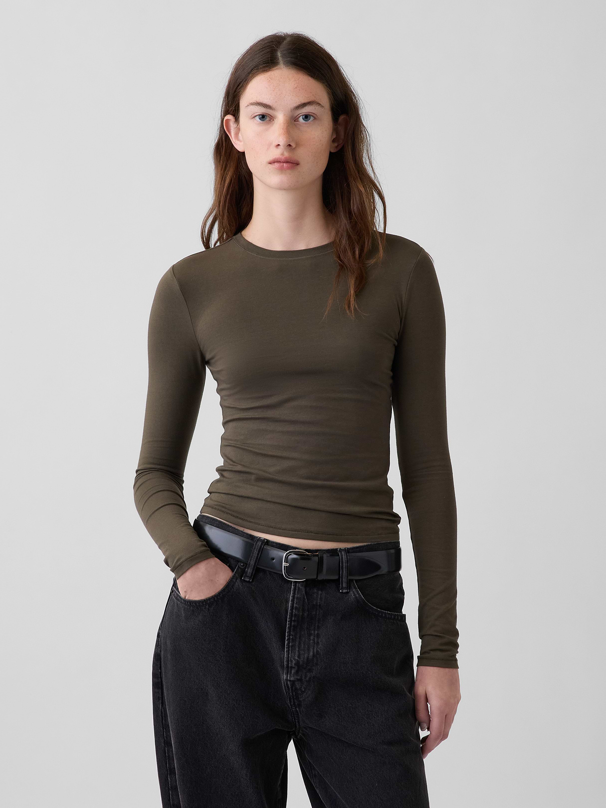 CloseKnit Jersey T-Shirt - Bamboo green