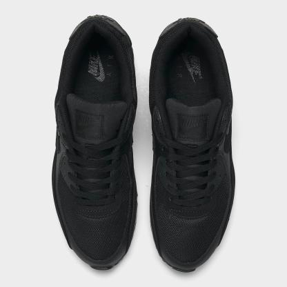 Men's Nike Air Max 90 Casual Shoes - Black/Black/Black/Black