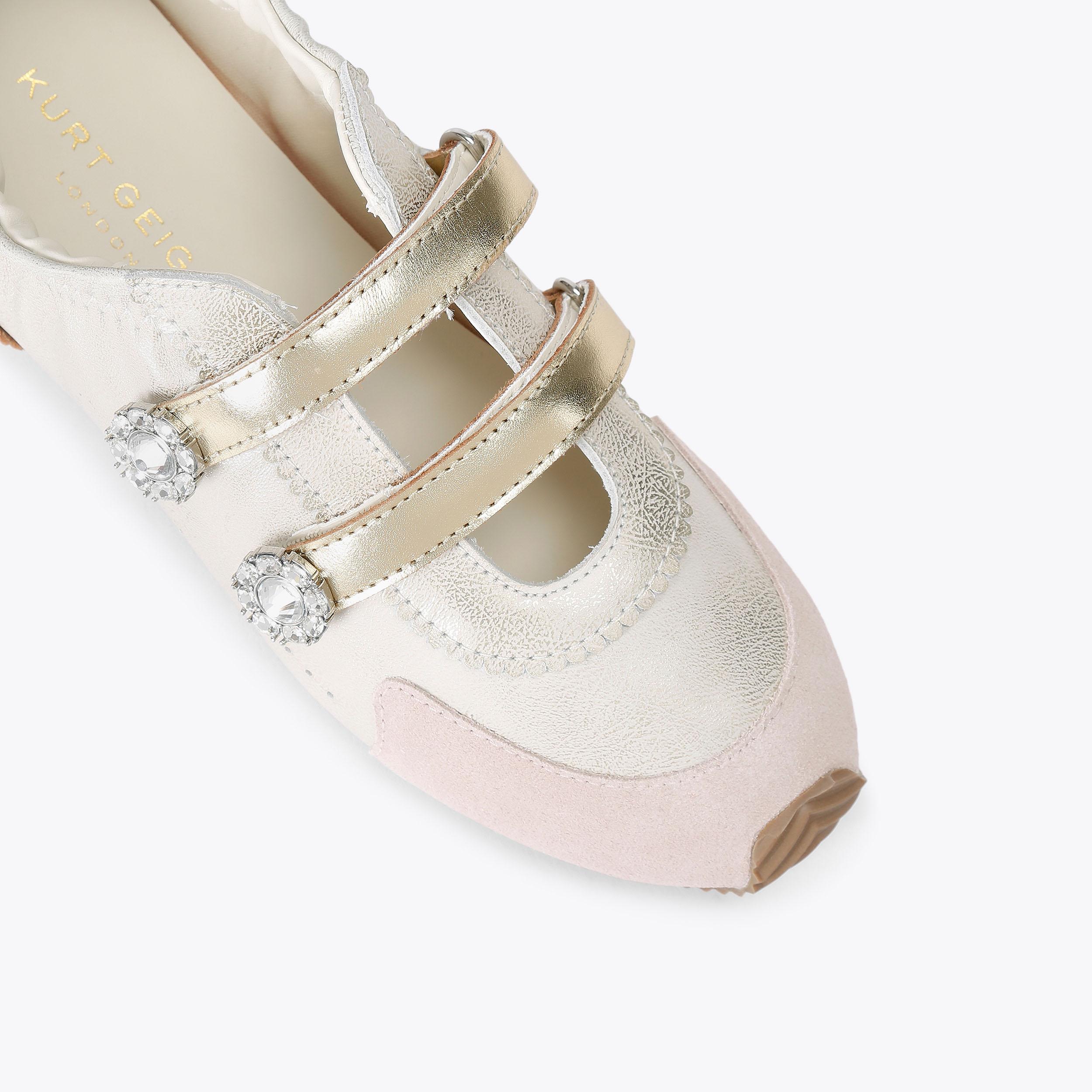 Kurt Geiger London Islington Mary Jane Sneaker - White - view 5