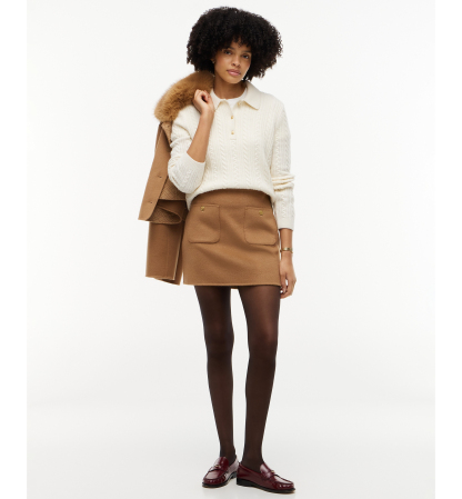 Tommy Hilfiger Women's A-Line Mini Skirt - Hickory