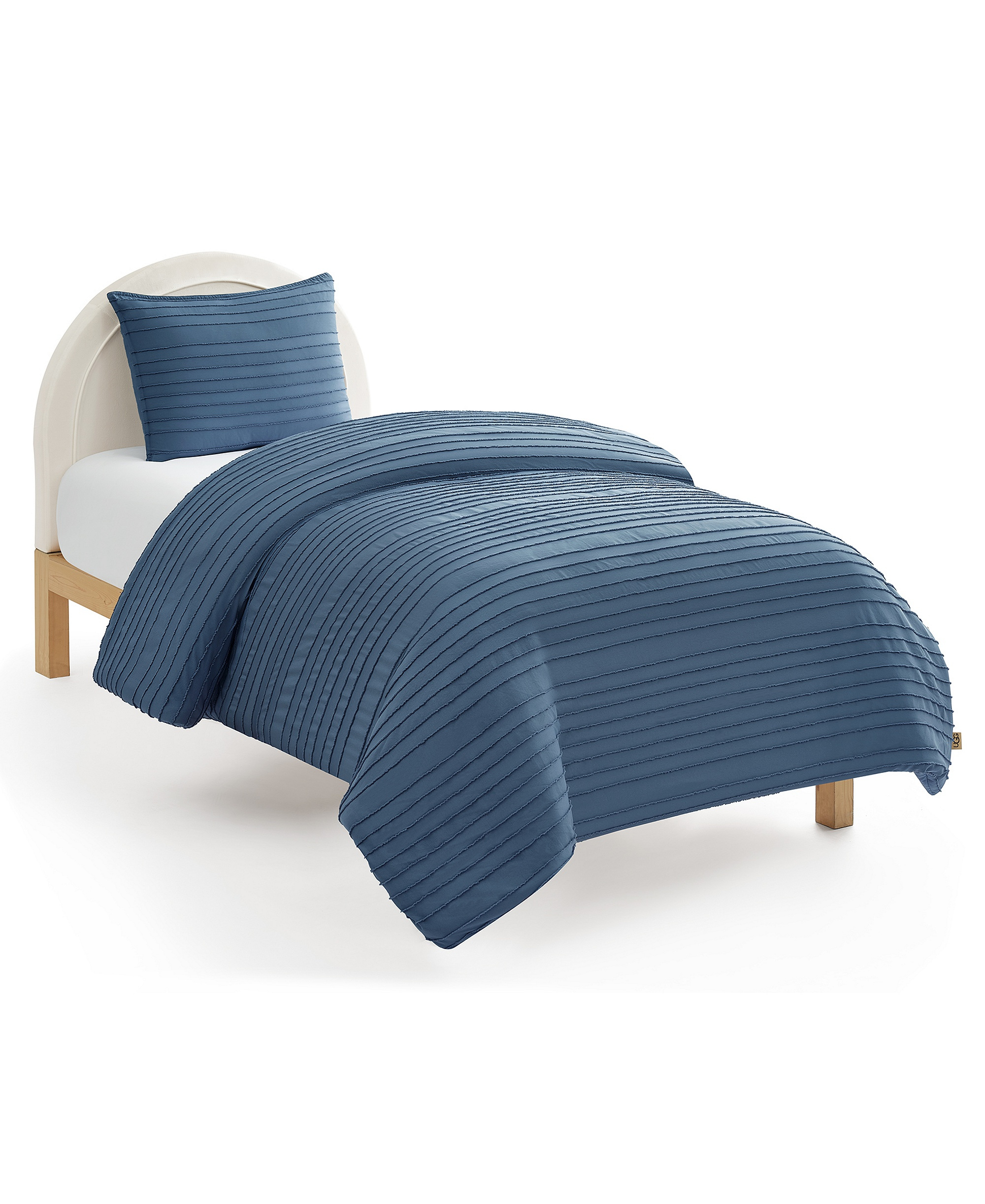 UGG® Devon Textured 2-Pc. Comforter Set, Twin/Twin XL - Tahoe Blue