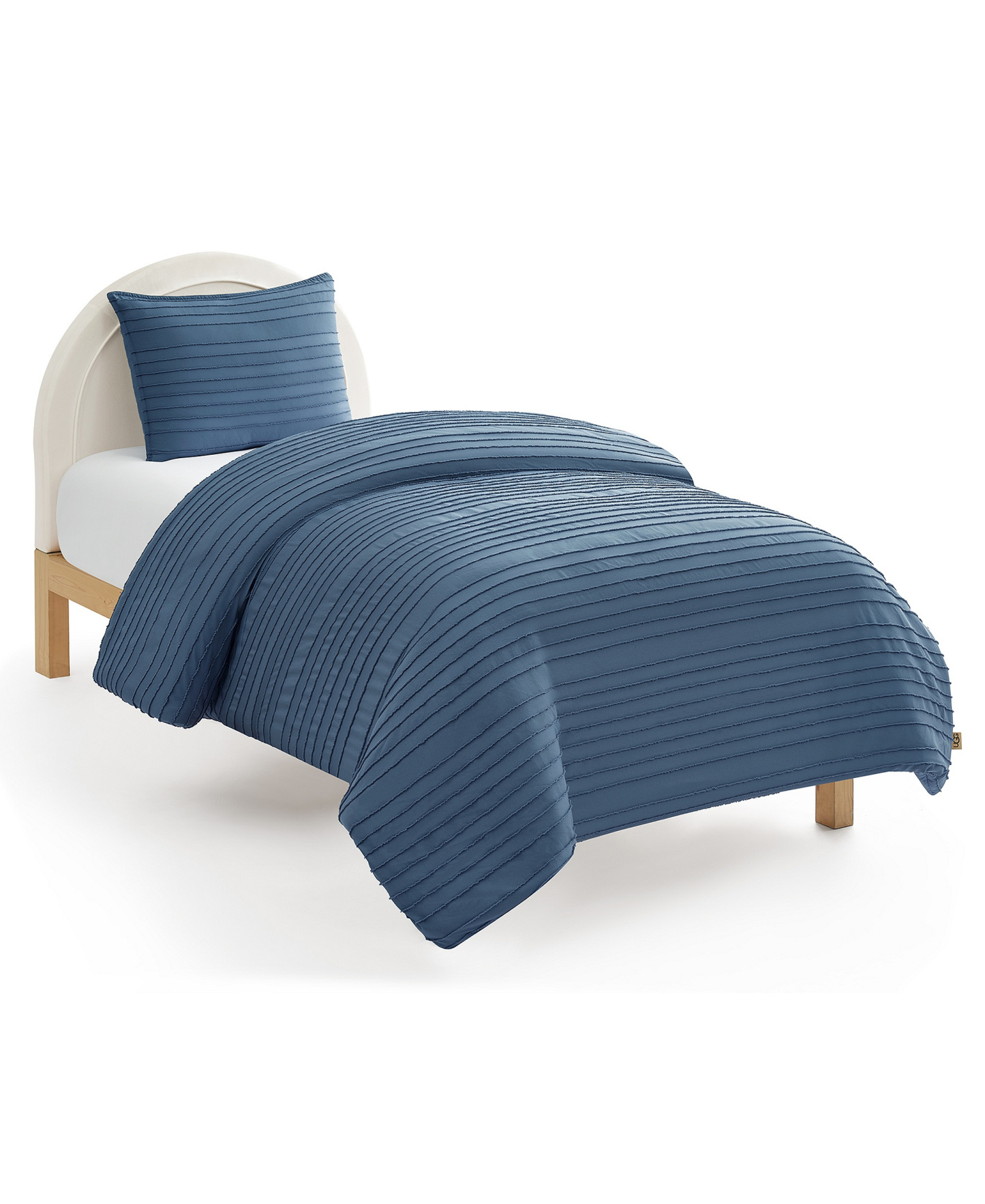 UGG® Devon Textured 2-Pc. Comforter Set, Twin/Twin XL - Tahoe Blue