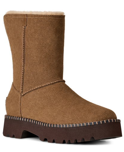 UGG® Women's Uptowner Round Toe Short Booties - Light Bronze