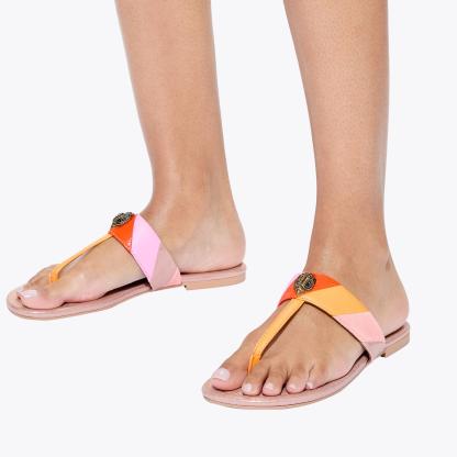 Kurt Geiger London Kensington T-bar Sandal - Pink - view 2