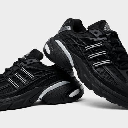 Men's adidas Adistar XLG 2.0 Casual Shoes - Black/Black/Silver Metallic - view 3