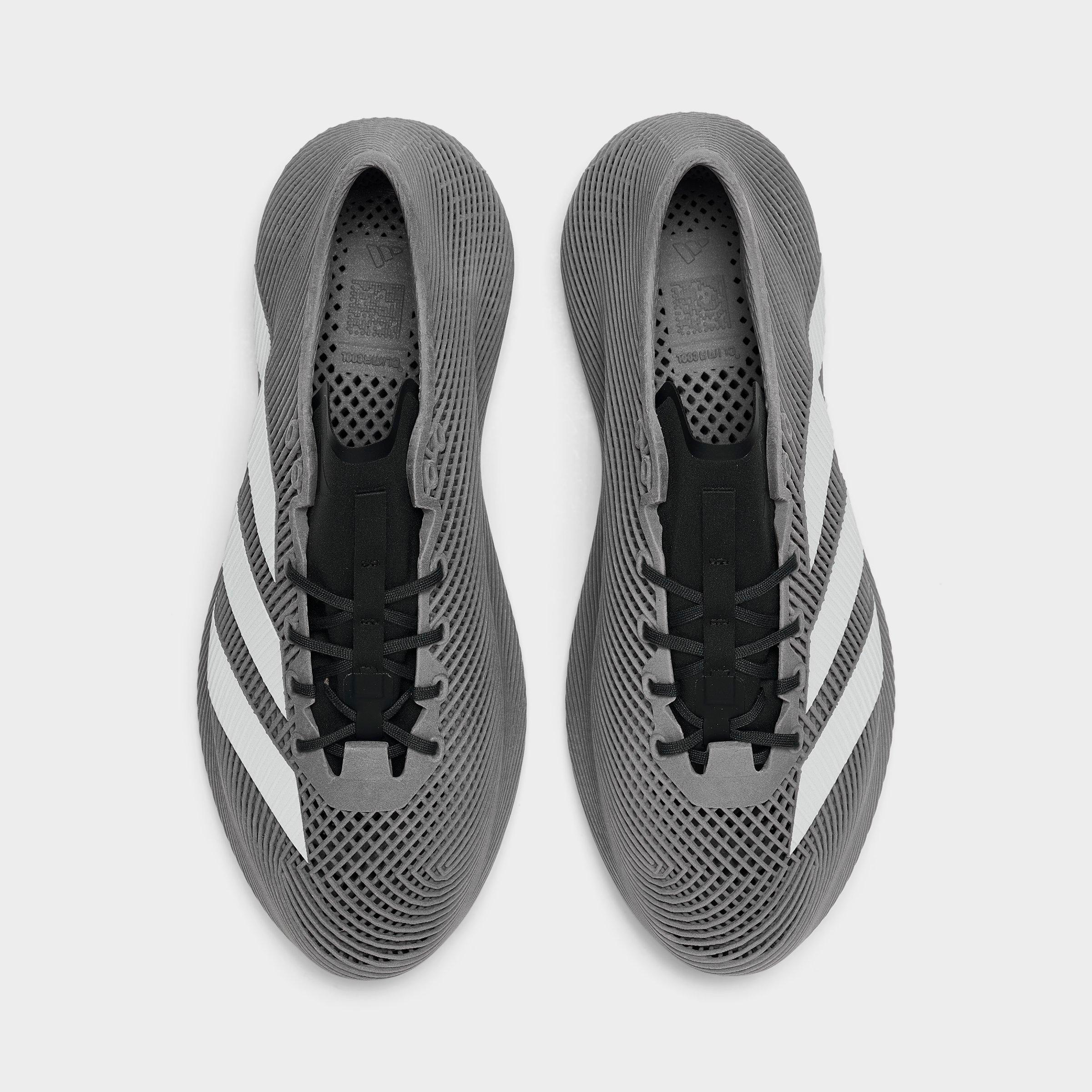 Men's adidas Climacool Laced Casual Shoes - Grey/Chalk White/Carbon - Top view