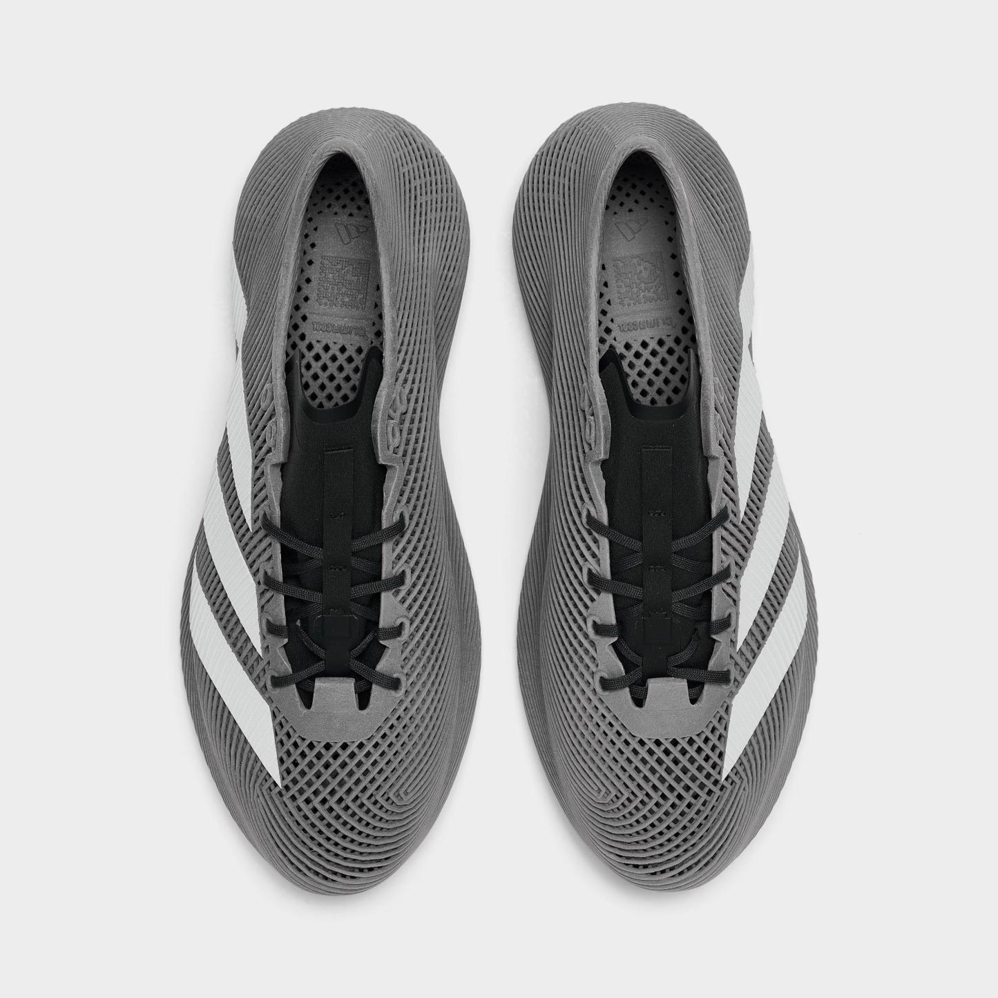 Men's adidas Climacool Laced Casual Shoes - Grey/Chalk White/Carbon - Top view