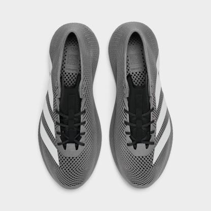 Men's adidas Climacool Laced Casual Shoes - Grey/Chalk White/Carbon - Top view