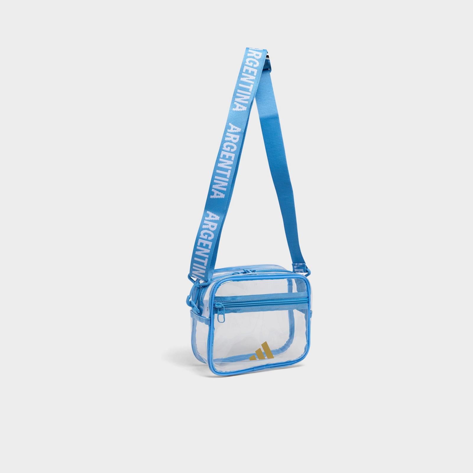adidas Argentina Official Emblem Clear Bag - Clear/Blue - view 3