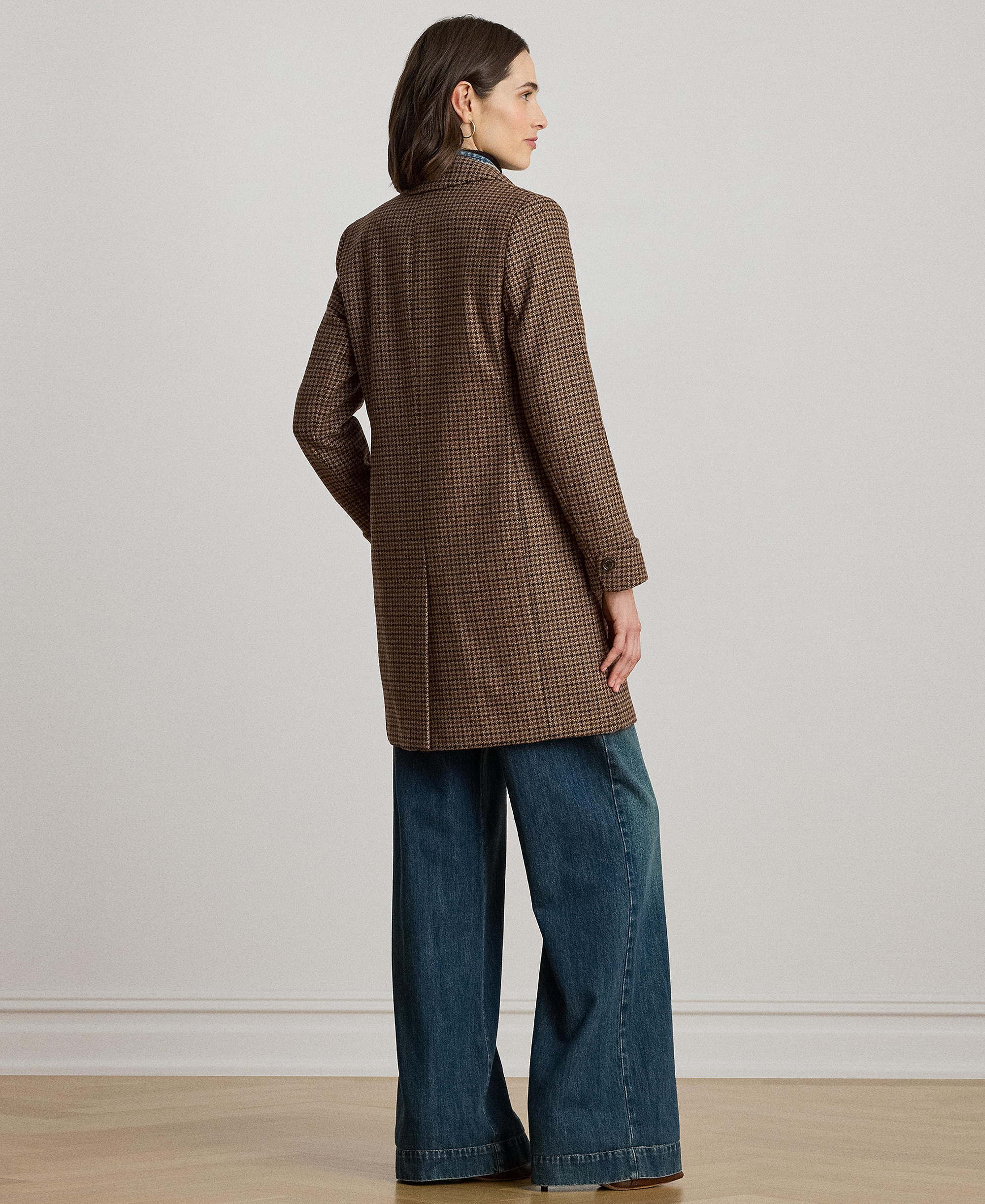 Lauren Ralph Lauren Women's Single-Breasted Walker Coat, Created for Macy's - Legacy Check