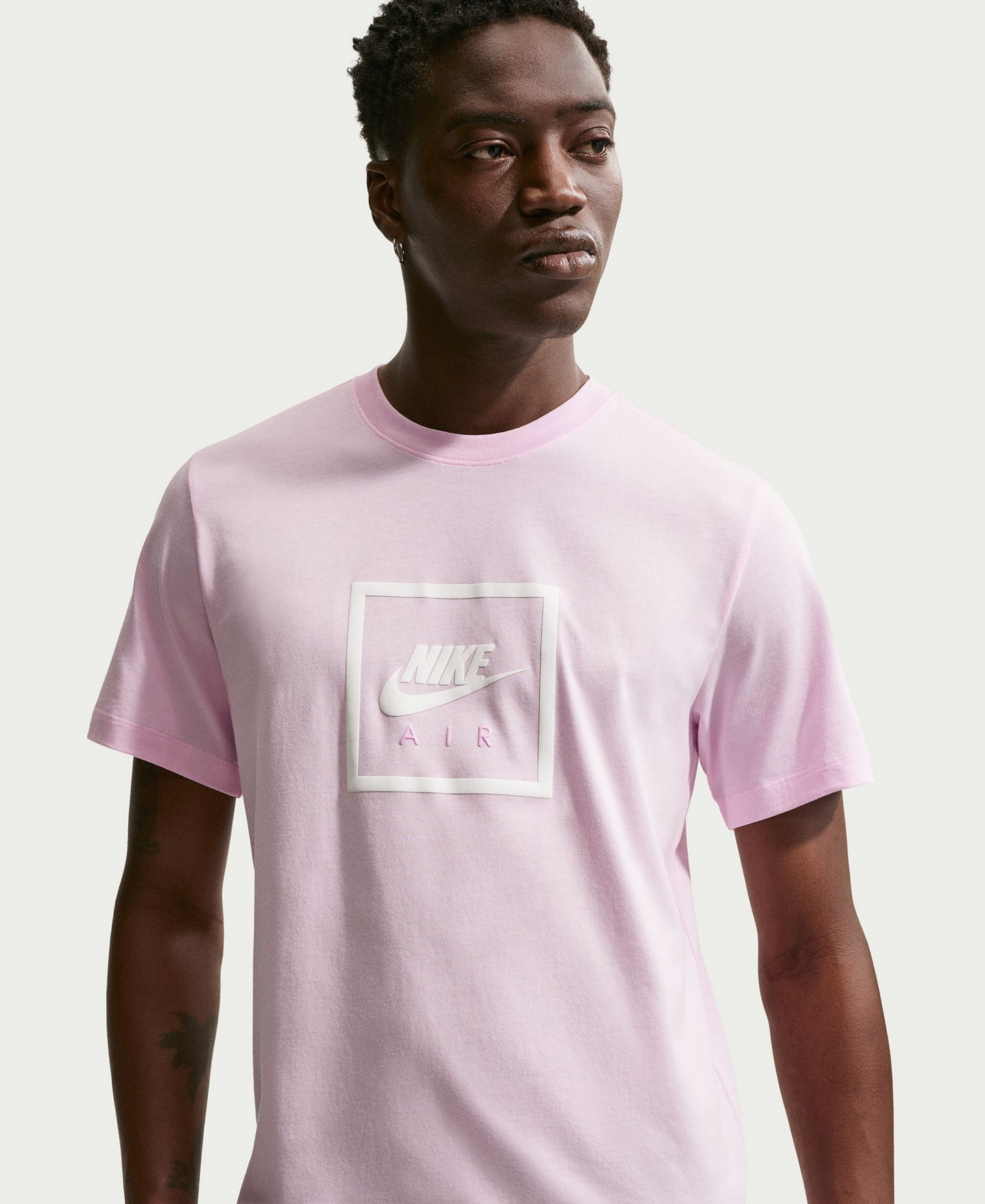 Nike Men's Futura Air Square Short-Sleeve T-Shirt - Pink Foam