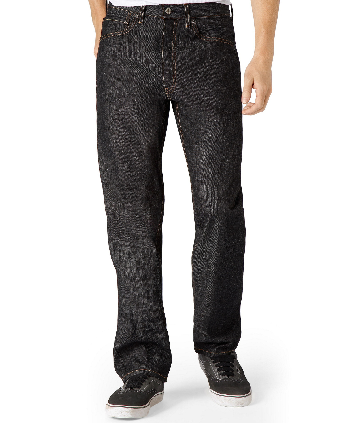 Levi's Men's Big & Tall 501® Original Shrink to Fit Jeans - Black Rigid