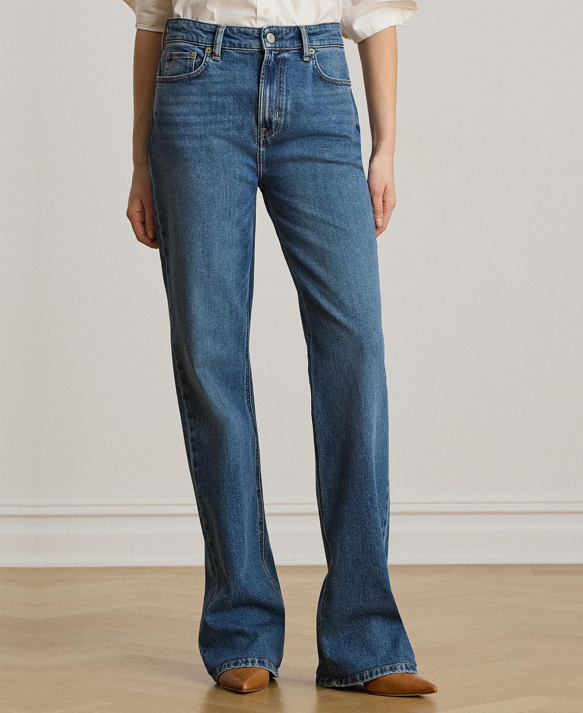 Lauren Ralph Lauren Women's High-Rise Straight Jeans