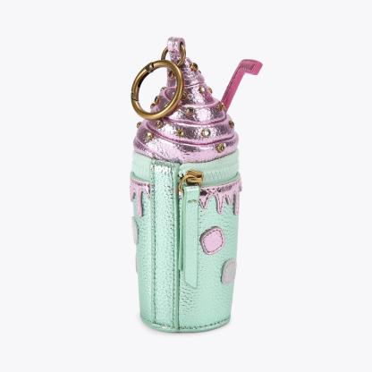 Kurt Geiger London Coffee Cup Charm - Green - view 3