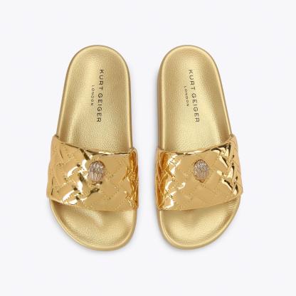 Kurt Geiger London Meena Eagle Slide - Metallics - view 3