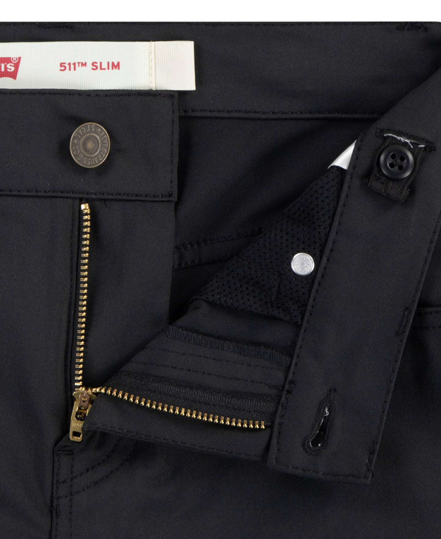 Levi's Boys' 8-20 Slim-Fit Performance Stretch Shorts - Jet Black