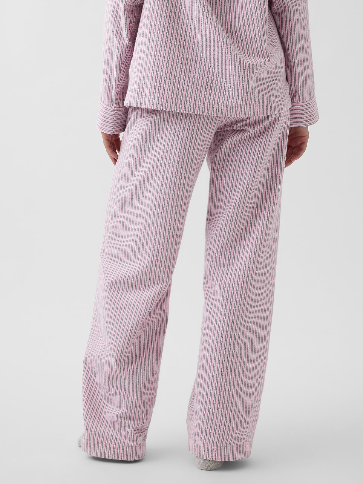 Adult Softest Flannel PJ Pants - Pink stripe