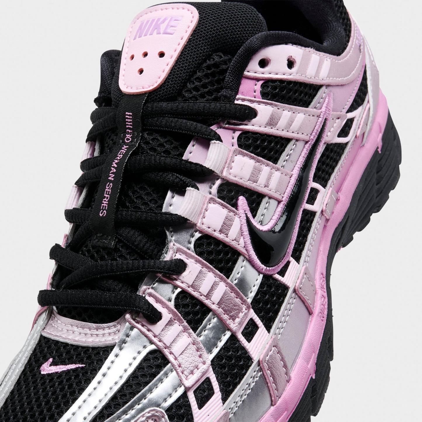 Women's Nithtke P-6000 Casual Shoes - Part 2 - Black/Pink Foam/Light Magenta/Black - Detail shot