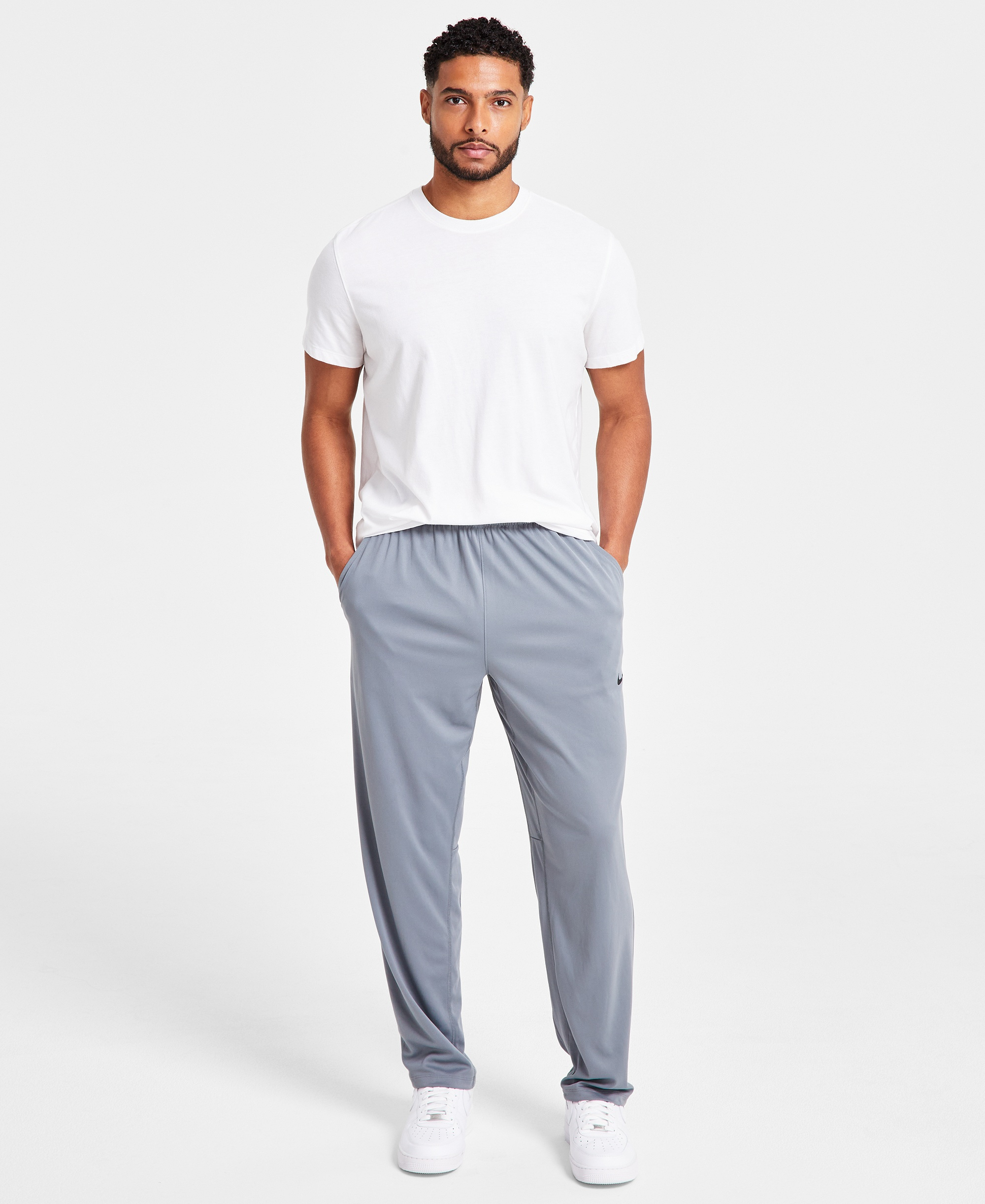 Nike Men's Totality Dri-FIT Open Hem Versatile Pants - Smoke Gray