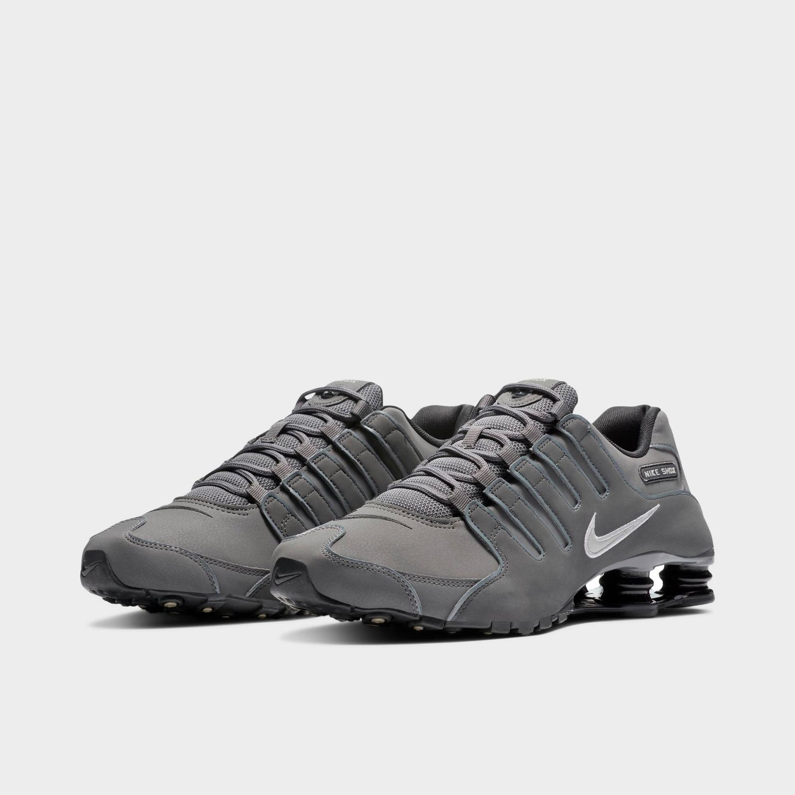 Men's Nike Shox NZ Casual Shoes - Dark Grey/Metallic Iron Ore