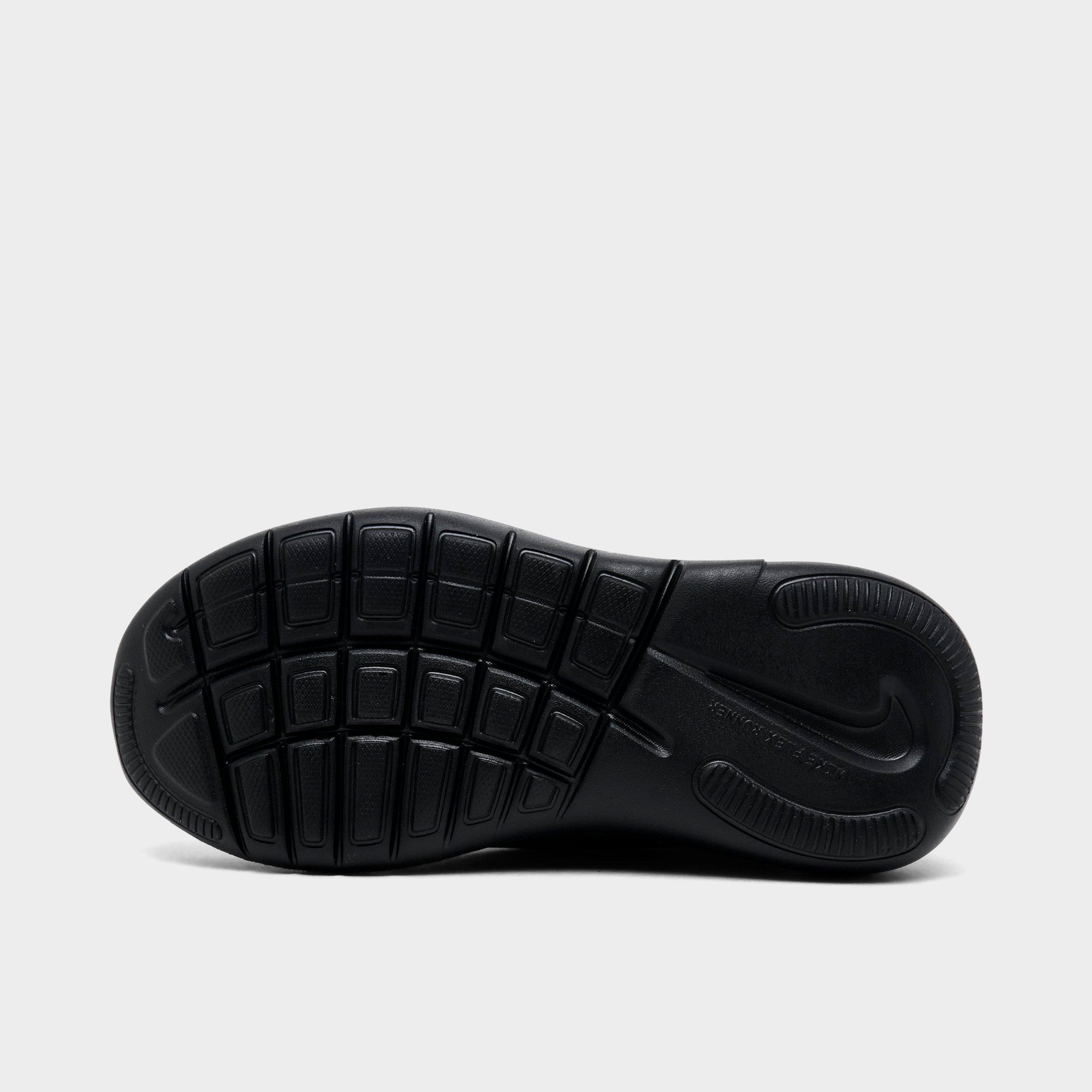 Little Kids' Nithtke Flex Runner 4 Running Shoes - Black/Anthracite/Black - Bottom view