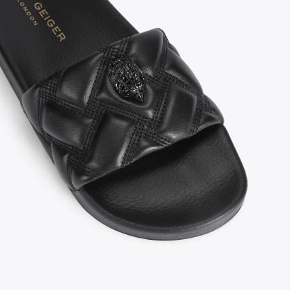 Kurt Geiger London Meena Eagle Slide - Black - view 4